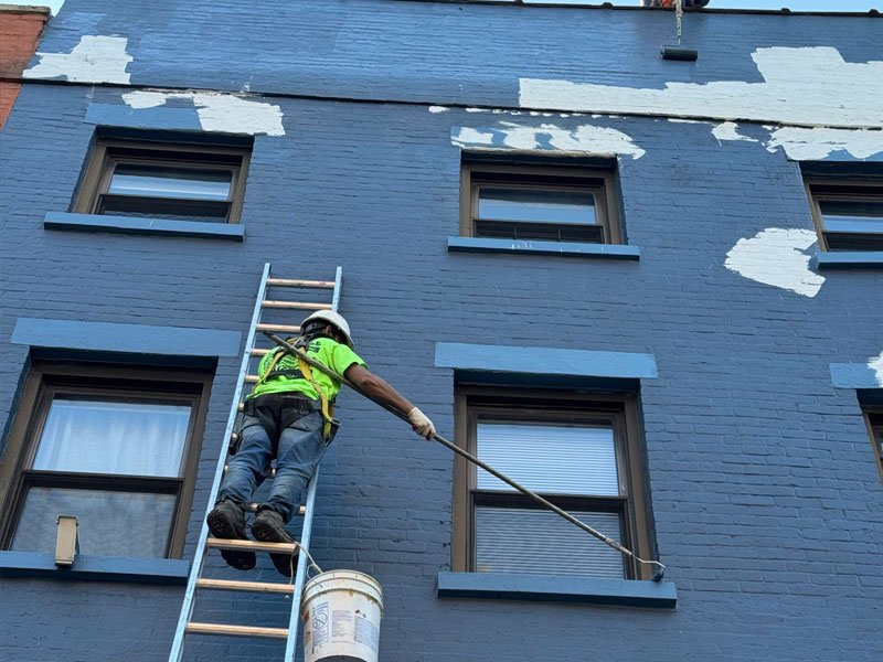 Masonry Crack Repair, Waterproofing, and Exterior Painting