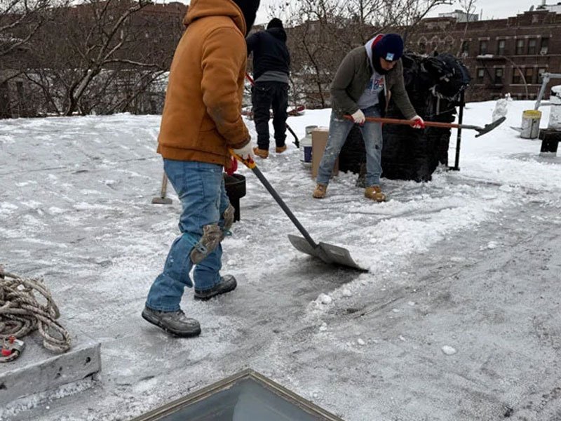 Flat Roof, New Gutter install