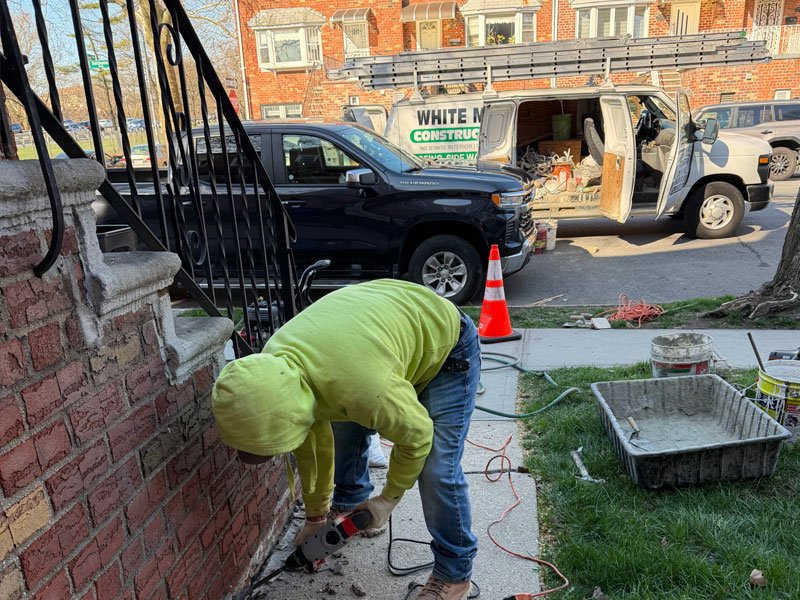 Front Wall Crack Repair in Brooklyn